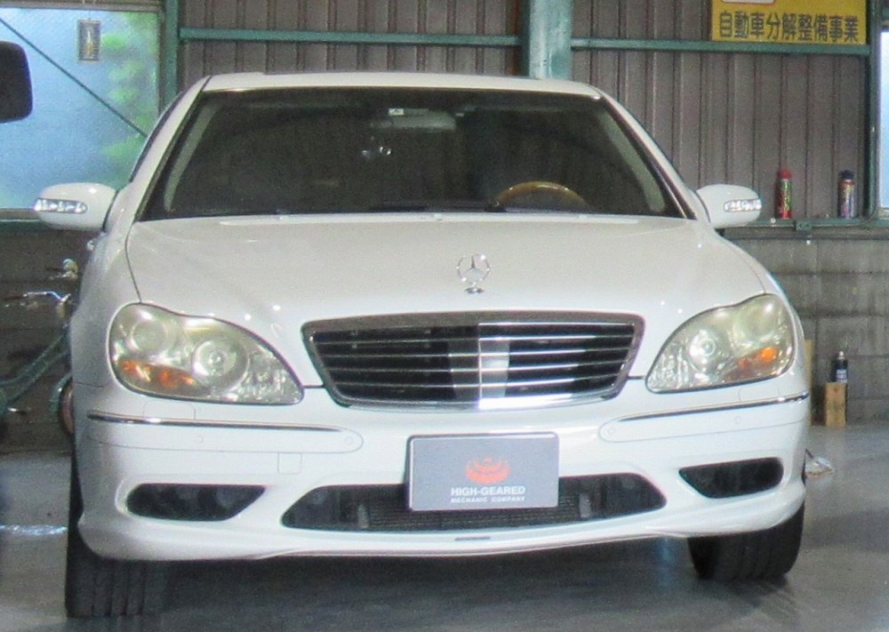 メルセデスベンツ/S55 トランク修理