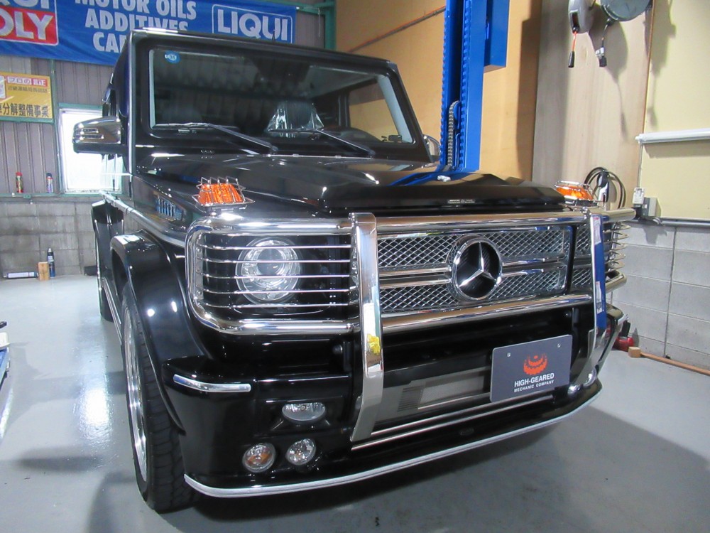メルセデスベンツ/G55 パワーウインドウ修理